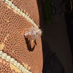 Elegant Gold and Silver Women's Ring